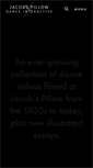 Mobile Screenshot of danceinteractive.jacobspillow.org